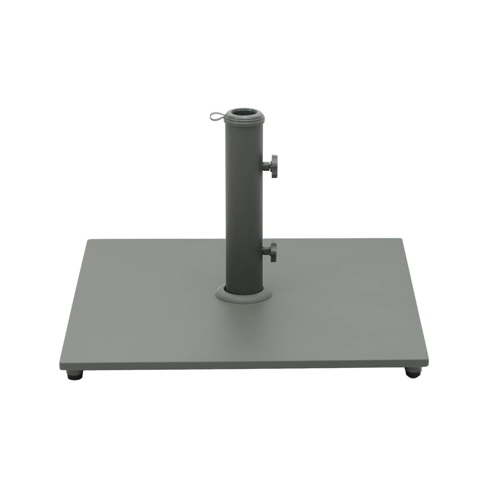 Base quadrata per ombrellone a palo centrale, verde kaki