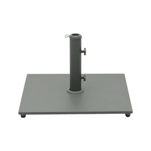 Base quadrata per ombrellone a palo centrale, verde kaki