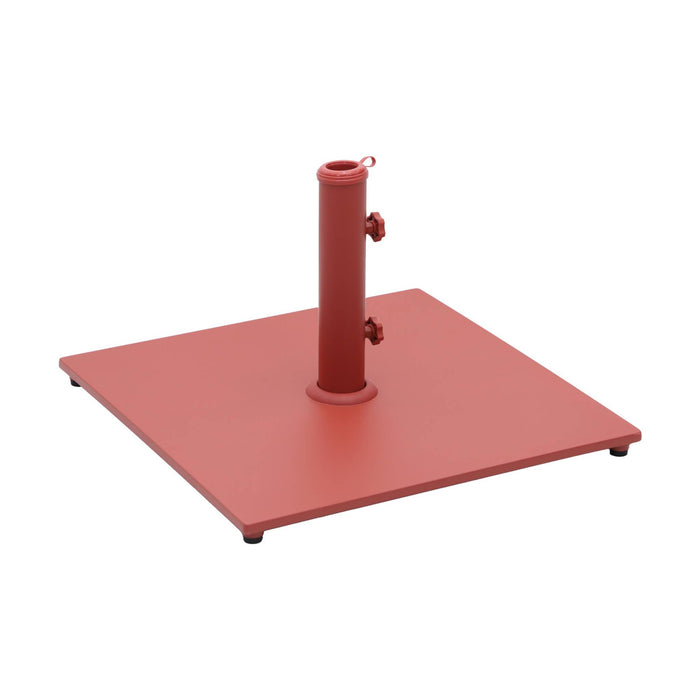 Base quadrata per ombrellone a palo centrale, terracotta