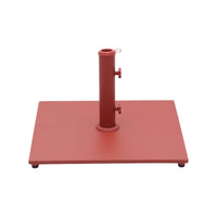 Base quadrata per ombrellone a palo centrale, terracotta