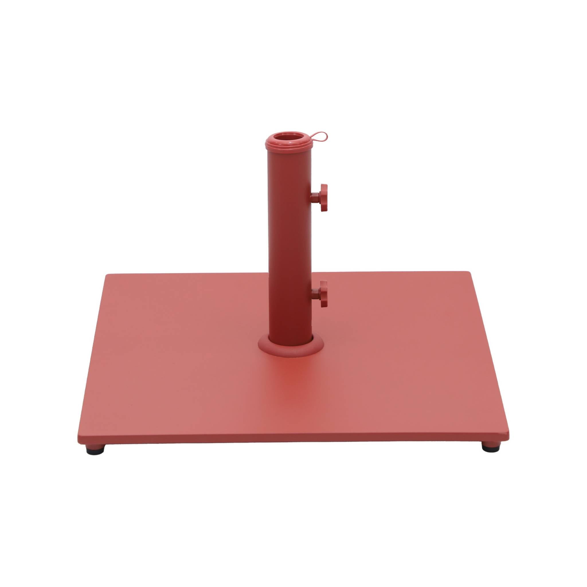 Base quadrata per ombrellone a palo centrale, terracotta