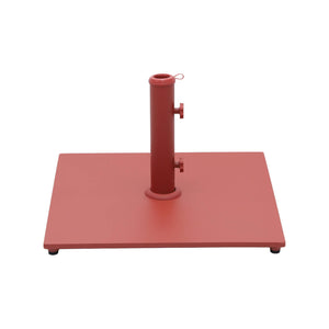 Base quadrata per ombrellone a palo centrale, terracotta
