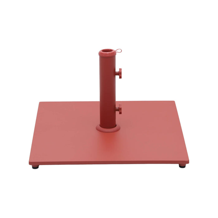 Base quadrata per ombrellone a palo centrale, terracotta