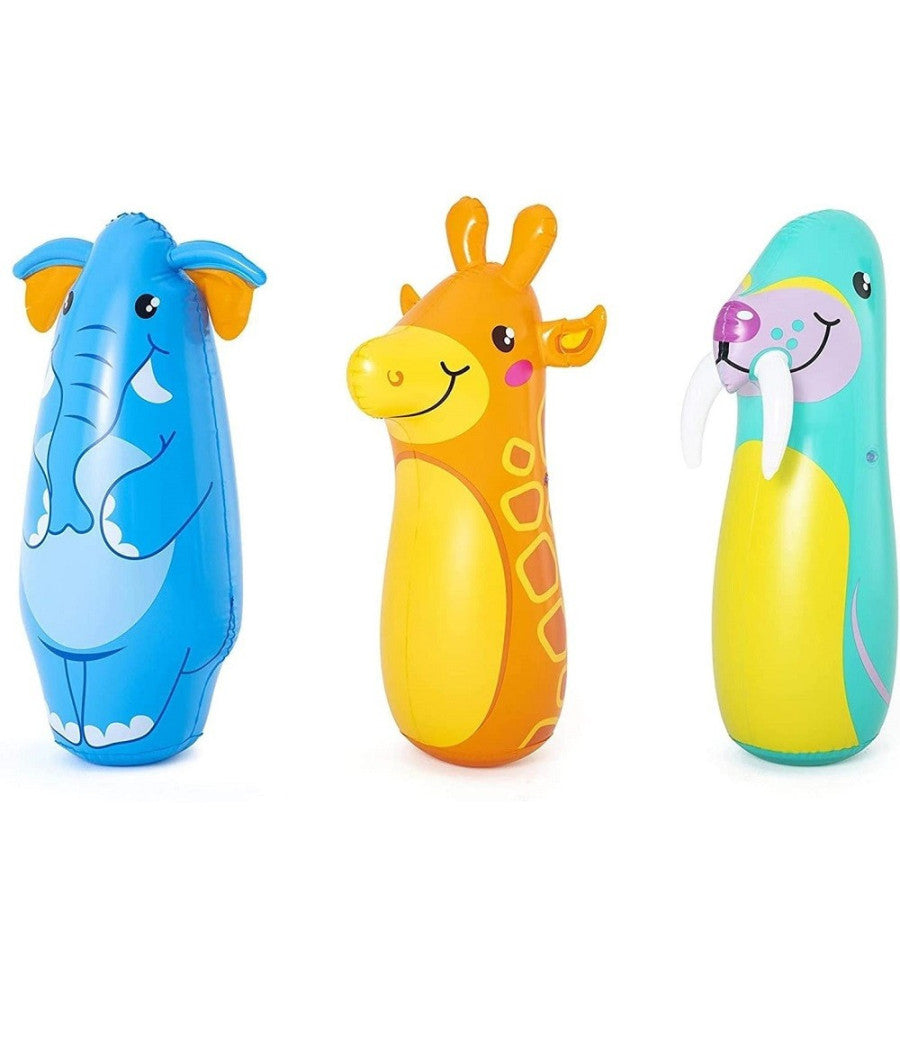 Pungiball Design A Forma Di Animali 89 Cm Per Bambini 3 Modelli Assortiti 52152         