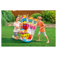 Trade Shop - Pungiball Sempreimpiedi Sacco Boxe Comic Blast Design Fumetti 48x46x119cm Bambini 52630 -