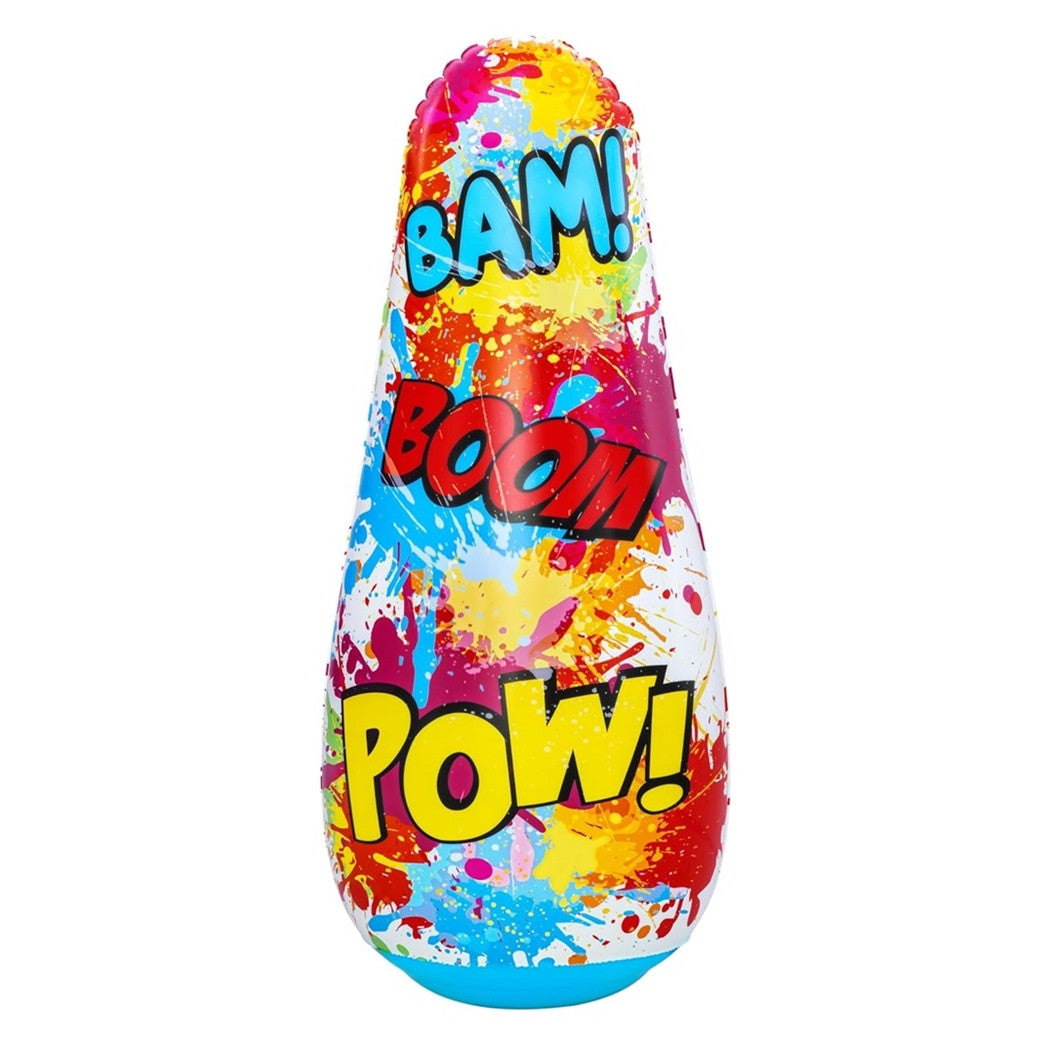 Trade Shop - Pungiball Sempreimpiedi Sacco Boxe Comic Blast Design Fumetti 48x46x119cm Bambini 52630 -