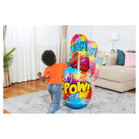 Trade Shop - Pungiball Sempreimpiedi Sacco Boxe Comic Blast Design Fumetti 48x46x119cm Bambini 52630 -
