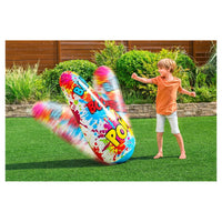 Trade Shop - Pungiball Sempreimpiedi Sacco Boxe Comic Blast Design Fumetti 48x46x119cm Bambini 52630 -