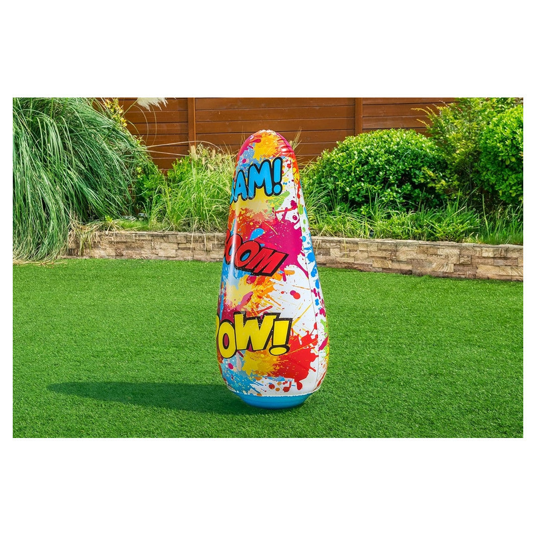 Trade Shop - Pungiball Sempreimpiedi Sacco Boxe Comic Blast Design Fumetti 48x46x119cm Bambini 52630 -