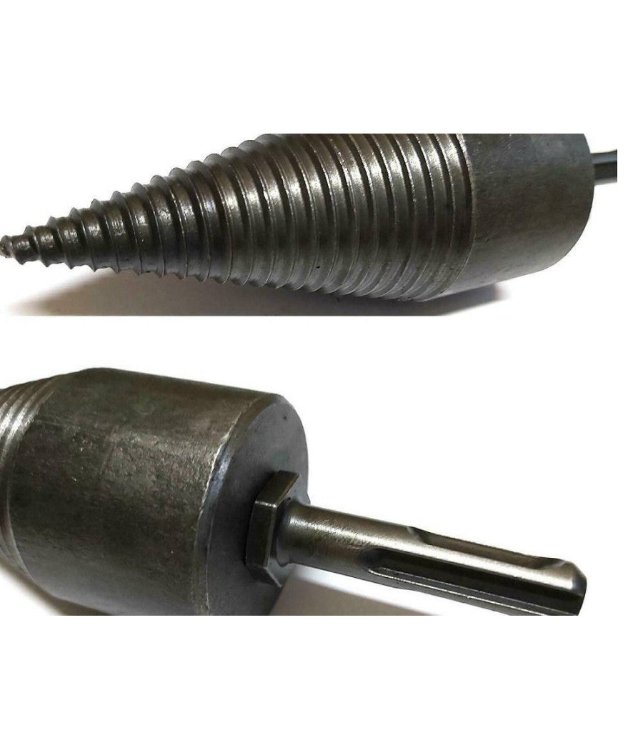 Punta 50 Mm Spaccare Legno Spaccalegna Uso Domestico Per Trapano Sds Plus         