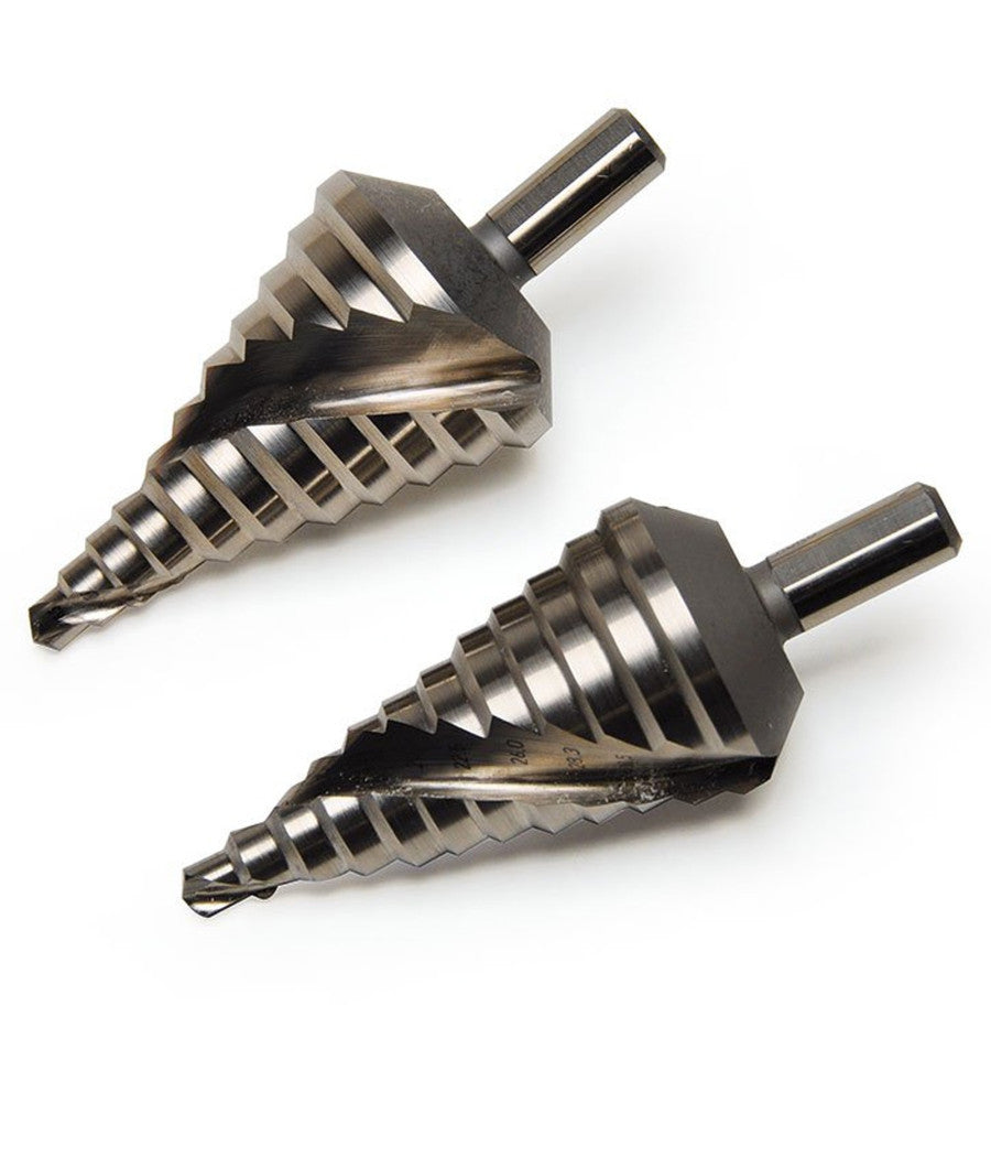 Punta Fresa A Scalino Gradino Allargaforo Allargafori Conica 4 - 49 Mm Argento         