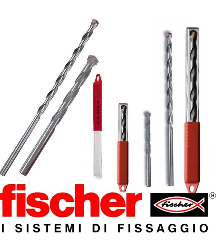 Punta In Acciaio Per Trapano Fischer Muratura Calcestruzzo Carburo Sdd 14x250         