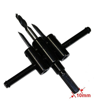 Punta Trapano Per Foro Regolabile Circolare Bareno Per Legno Compensato Laminati         