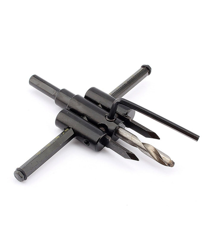 Punta Trapano Per Foro Regolabile Circolare Bareno Per Legno Compensato Laminati         