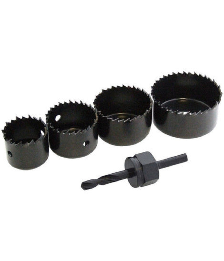 Punta Trapano Per Foro Set 5 Pz Frese Fresa A Tazza Circolare Per Legno Plastica         