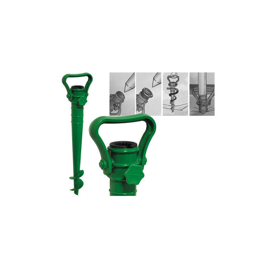 Puntale in plastica per ombrelloni da spiaggia 42 cm – Colori assortiti