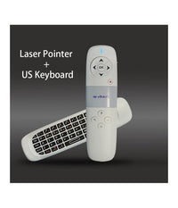 Puntatore Laser Mouse Tastiera Qwerty Wireless Per Conferenze Presentazioni         