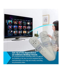 Puntatore Laser Mouse Tastiera Qwerty Wireless Per Conferenze Presentazioni         