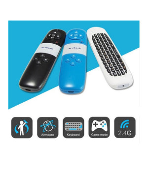 Puntatore Laser Mouse Tastiera Qwerty Wireless Per Conferenze Presentazioni         