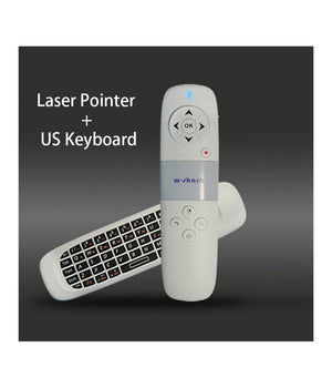 Puntatore Laser Mouse Tastiera Qwerty Wireless Per Conferenze Presentazioni         
