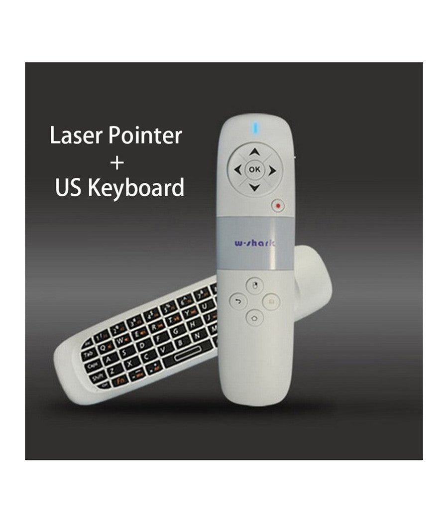 Puntatore Laser Mouse Tastiera Qwerty Wireless Per Conferenze Presentazioni         