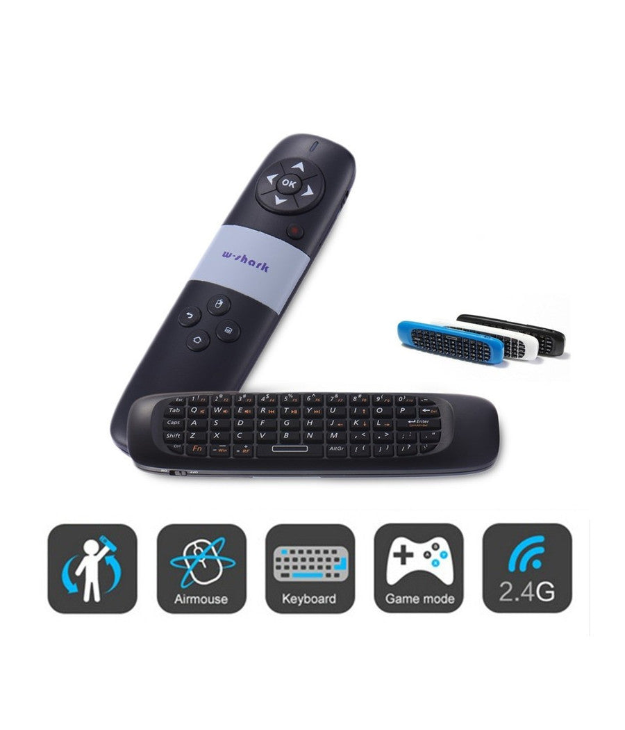 Puntatore Laser Mouse Tastiera Qwerty Wireless Per Conferenze Presentazioni         