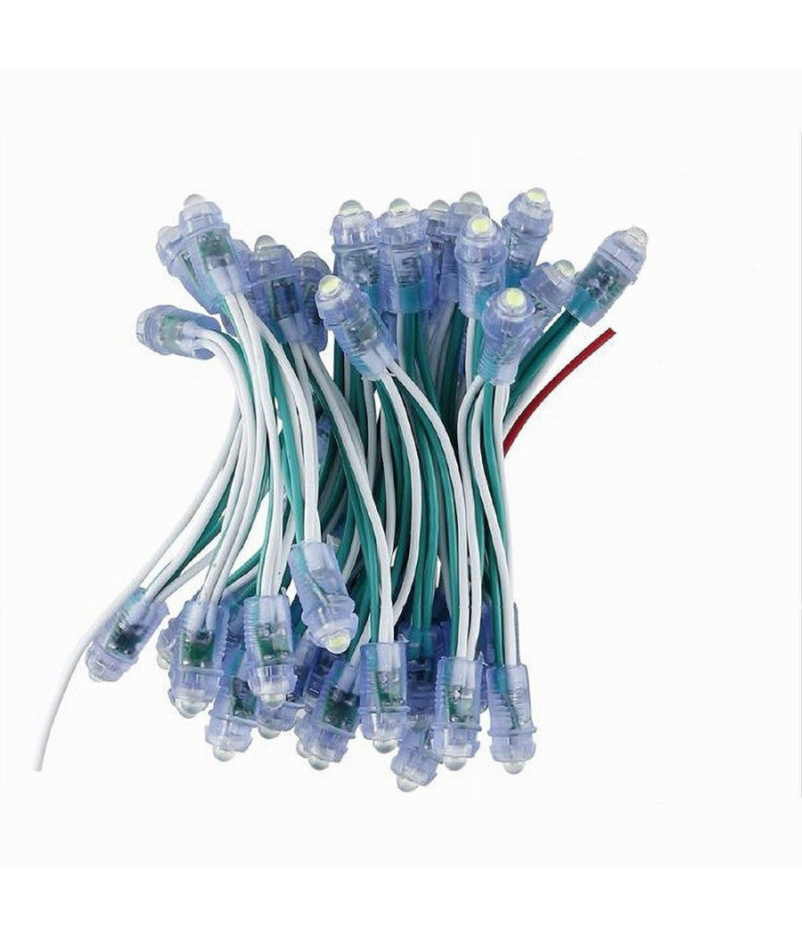 Punti Luce Luminosi 50 Led Cielo Stellato Mini Led 12v Vari Colori Luce 10w W-50         