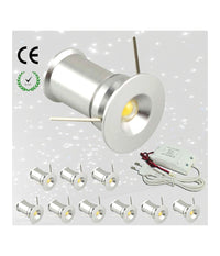 Punto Luce 9 Led Soffitto Cielo Stellato Bianco Freddo Caldo Naturale Blu 1w         