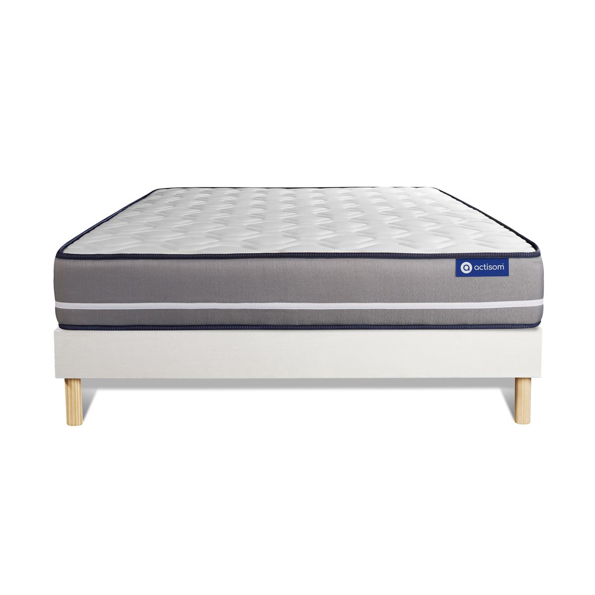 Kit rete e materasso matrimoniale Actiflex pur 150x195cm - Spessore : 20cm - Molle insacchettate - rigido