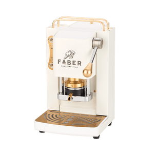 Faber macchina da caffe a cialde pro mini deluxe pure white - PROMINIWHITEBASOTT