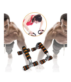 Push Up Stand Appoggi Maniglie Per Flessioni Addominali Petto Spalle Attrezzo         