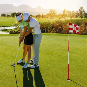 Putter da golf con coprizione linee di allineamento per migliorare la precisione, Putter stile mazza da 89 cm-Golf