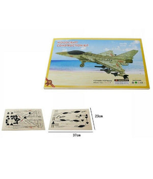 Puzzle 3d Legno Aereo Dl-412 Modellino Modellismo Collezione Gioco Bambini 07347         