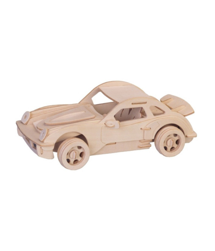 Puzzle 3d Legno Automobile Auto Macchina Modellino Modellismo Collezione         