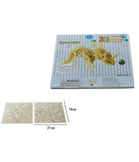 Puzzle 3d Legno Stiracosauro Modellino Modellismo Collezione Gioco Bambini 07340         