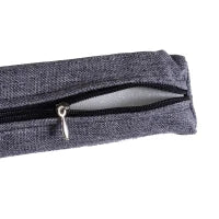 Libreria Panca 2 in 1, Design Contemporaneo, 6 Scomparti, 3 Cuscini Inclusi, 102L x 30l x 61H cm, Bianco e Grigio