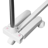 Homcom – Stendibiancheria 3 piani Stendino con Appendiabiti e Ruote - Regolabile 139x62x136cm