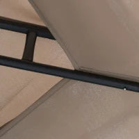 Gazebo da Giardino 3x3m con Zanzariera, Struttura in Metallo e Copertura in Poliestere, Talpa