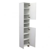 Mobile Bagno 28.5X28X173 Cm Legno-Acciaio