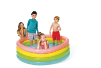 56441NP - Piscina 4 Anelli Arcobaleno Cm 168X46