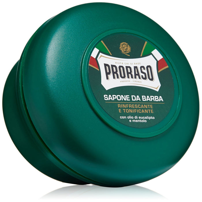 Sapone rinfrescante da barba proraso confezione in ciotola da 150 millilitri