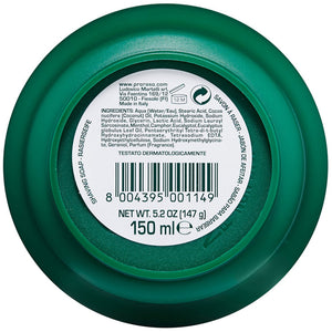 Sapone rinfrescante da barba proraso confezione in ciotola da 150 millilitri