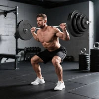 Set di Bilanciere e Dischi da 70 kg totali con 8 Pesi, Bilanciere Palestra Regolabile Antiscivolo in Acciaio, Plastica e Sabbia, Barra Ø25 mm, 170x40.5x40.5cm, Nero