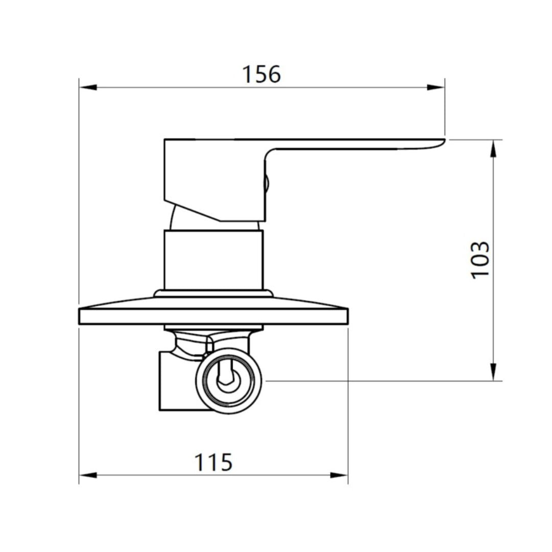 Tris rubinetti miscelatori bidet lavabo doccia ad incasso linea puma nero opaco