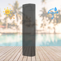 Custodia protettiva doccia esterna impermeabile antivento rivestimento anti uv *** modello ginepro, confezione 1