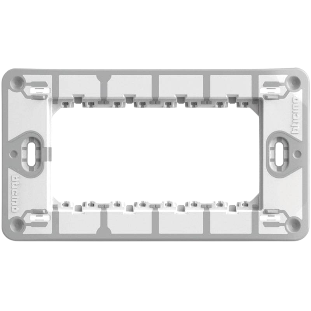 Bticino matixgo supporto per placche diverse modulazioni fissaggio con viti *** numero posti 4 moduli, confezione 1