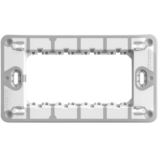 Bticino matixgo supporto per placche diverse modulazioni fissaggio con viti *** numero posti 4 moduli, confezione 1