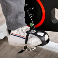 Cyclette Professionale, Bici da Spinning,Cyclette da Camera Regolabile con Schermo LCD e Portabicchieri, Volano 8kg, Bianco