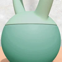 Kettlebell 8 kg con impugnatura antiscivolo per fitness, 19x19x28 cm, Verde