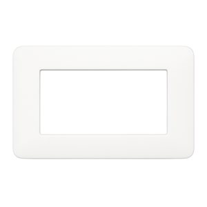 Biesse placca modulare bianca per bticino matix *** numero posti 4 moduli, confezione 1